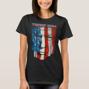 US Flagga Trump Vintage Donald Trump 4:e Jul T Shirt