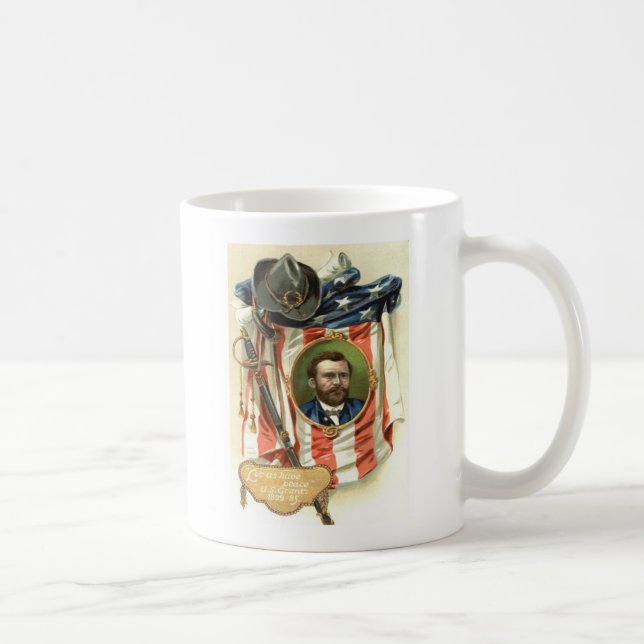 US Flagga Ulysses S Grant Sword Cavalry Kaffemugg (Höger)