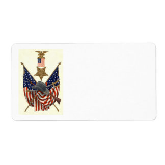 US Flagga Union Civil Krig Medal Eagle Fraktsedel