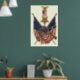 US Flagga Union Civil Krig Medal Eagle Poster (Living Room 1)