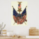 US Flagga Union Civil Krig Medal Eagle Poster (Kitchen)