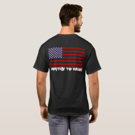 US Flagga - värd för Bära T Shirt