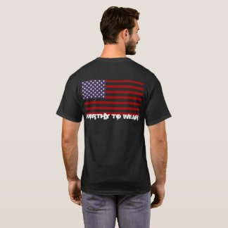 US Flagga - värd för Bära T Shirt