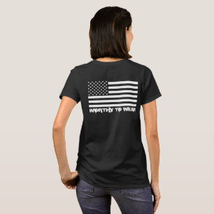 US Flagga - värd för Bära T Shirt