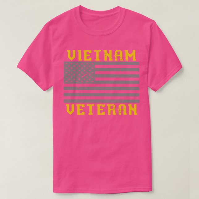 US Flagga Vietnam Veteran 1 T Shirt (Design framsida)
