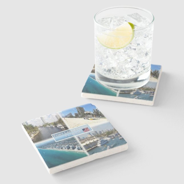 US Florida - Fort Lauderdale - New River - Stenunderlägg (Sidan)