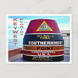 US Florida - Nyckel Väster - Southernmost point bu Vykort