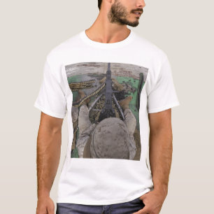 Us-flottan avfyrar en kalibermaskingevär för M2 T Shirt