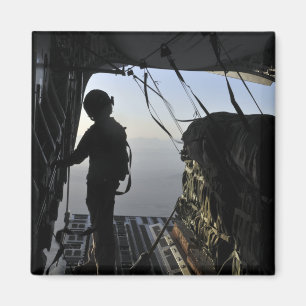 Us-flygvapenloadmaster Magnet