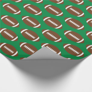 US Football Anpassningsbar Background Sports Gift Presentpapper