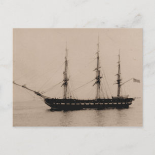 US frakt Constellation at anchor Vykort