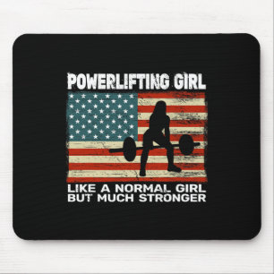 US Gym Powerlifter Powerlift Weightlift för Musmatta
