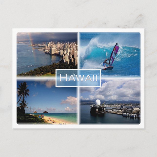 US Hawaii - Honolulu utsikt - The Perouse - Lanika Vykort (Framsida)