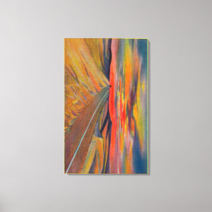 US Highway 80 Crossing the American SaharaState Canvastryck