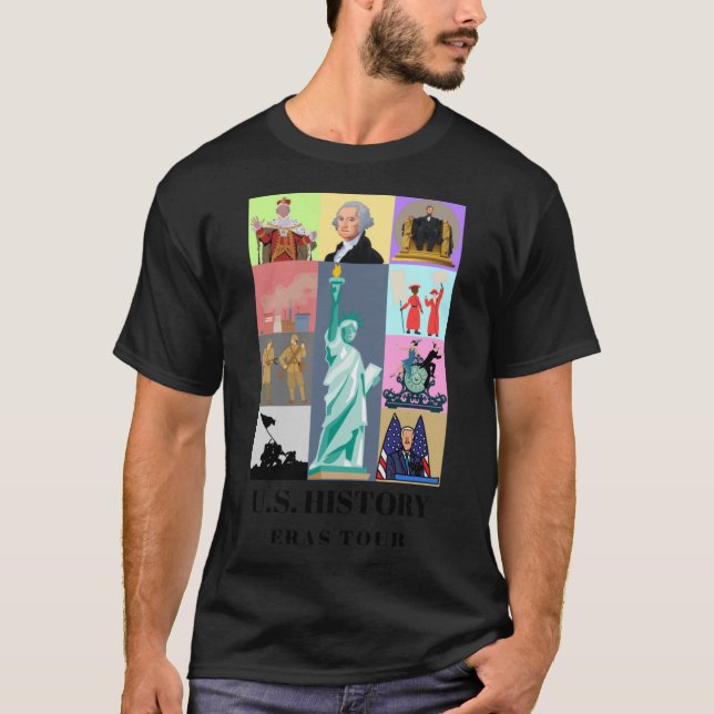 US History Radergummi familj T Shirt (Framsida)