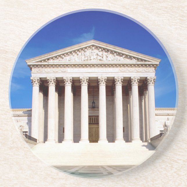Us-högsta domstolenbyggnad, Washington DC, USA Underlägg (Framsidan)