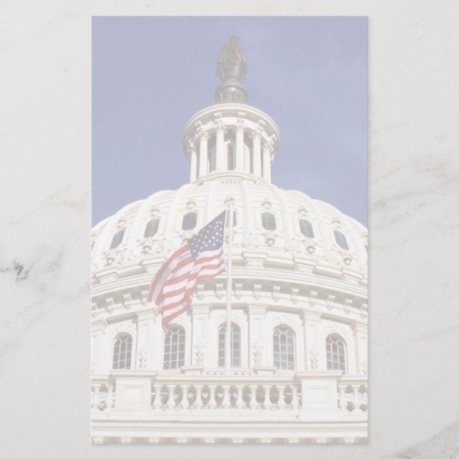 US huvudstad byggnad, Washington DC Brevpapper (Framsida)