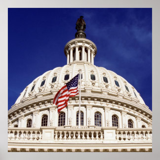 US huvudstad byggnad, Washington DC Poster