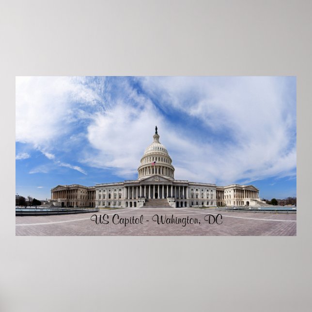 US Huvudstad - Washington, DC Poster (Framsidan)