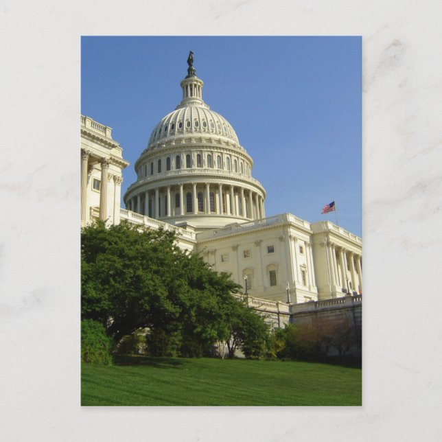 US Huvudstad Washington DC-vykort Vykort (Framsida)