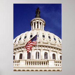 Us-huvudstadbyggnad, Washington DC Poster
