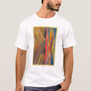 Us-huvudväg 80 som korsar amerikanen SaharaState Tee Shirt