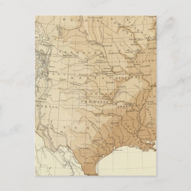 US Hypsome Sketch Vykort (Framsida)