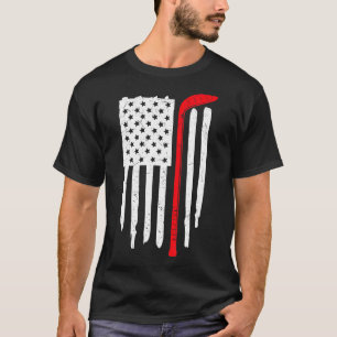 US Ice Hockey USA Practice Flagga American Women M T Shirt