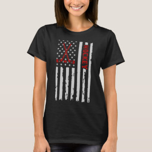 US Ice Hockey USA Practice Flagga American Women M T Shirt