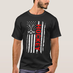US Ice Hockey USA Practice Flagga American Women M T Shirt