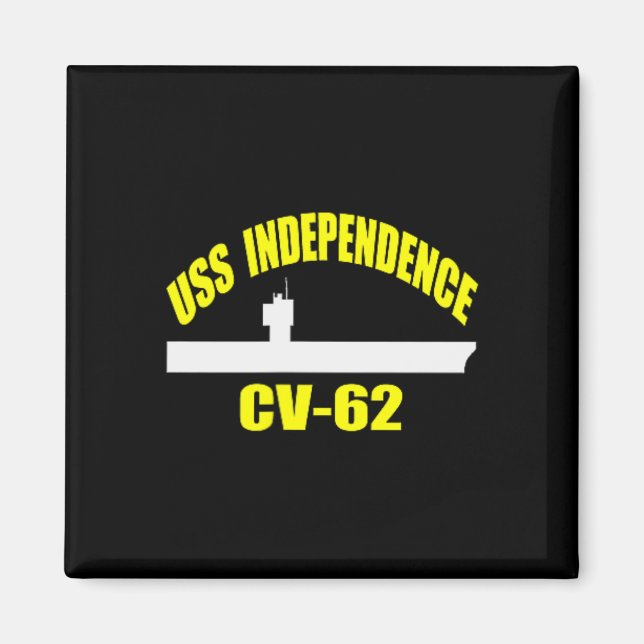 US Independence Cv-62 Aircraft Carrier Far Da Magnet (Framsidan)