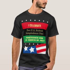 US Independence day Junetonde och 4th of juli T- T Shirt