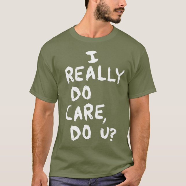 Us-invandringskjorta - I att bry sig egentligen, T Shirt (Framsida)