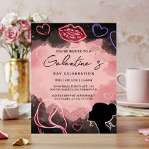 US Kärlek Cute Maka Tonåring Girl Galentines Day H