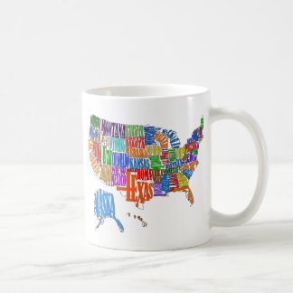 Us-karta Kaffemugg