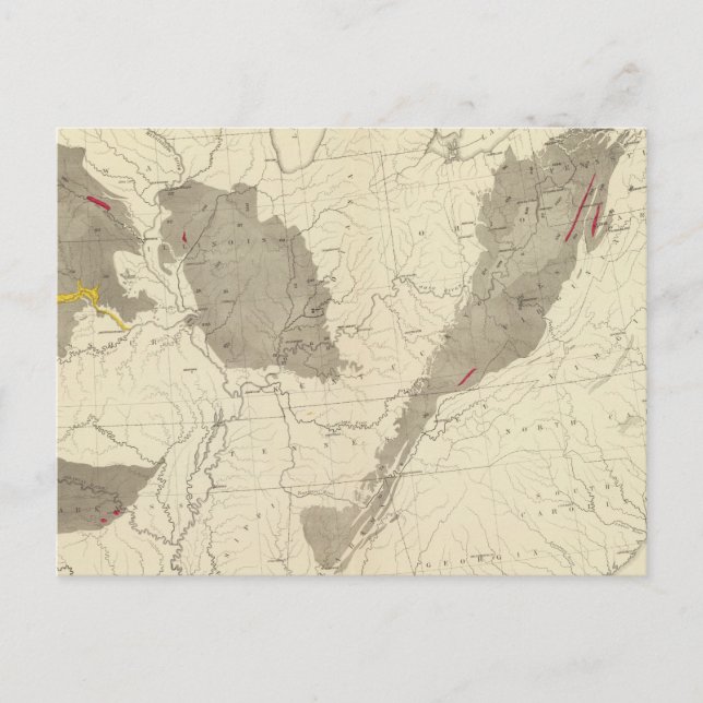 US kolfält Vykort (Framsida)