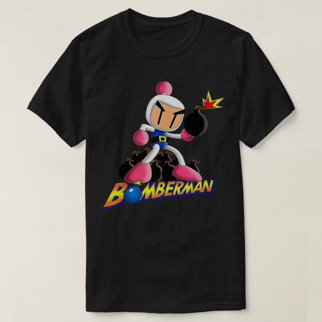 US Konami Bomberman Bombing 01 T Shirt (Design framsida)