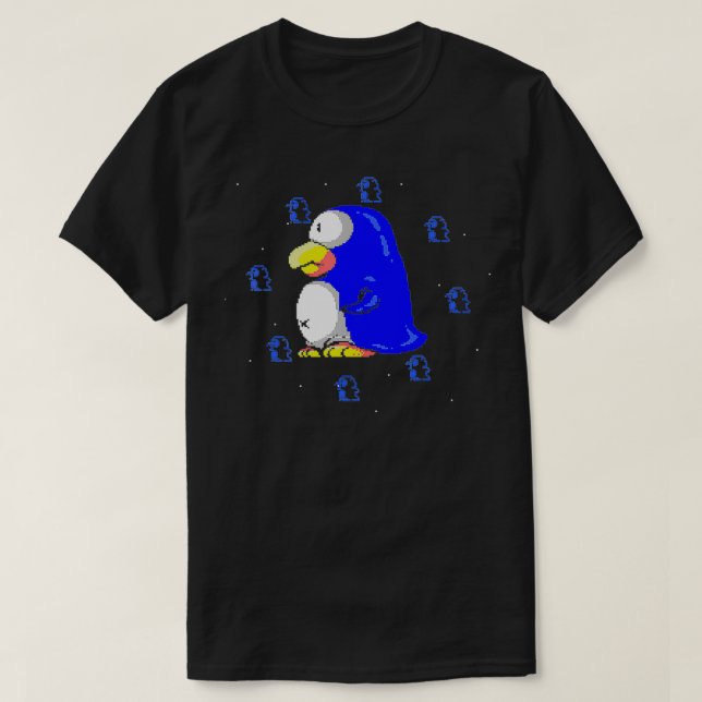 US Konami Parodius Penguin Power 01 T Shirt (Design framsida)