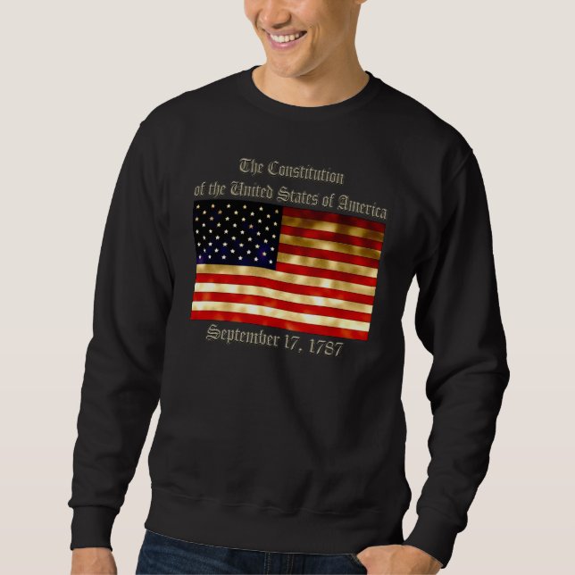 Us-konstitution Långärmad Tröja (Framsida)