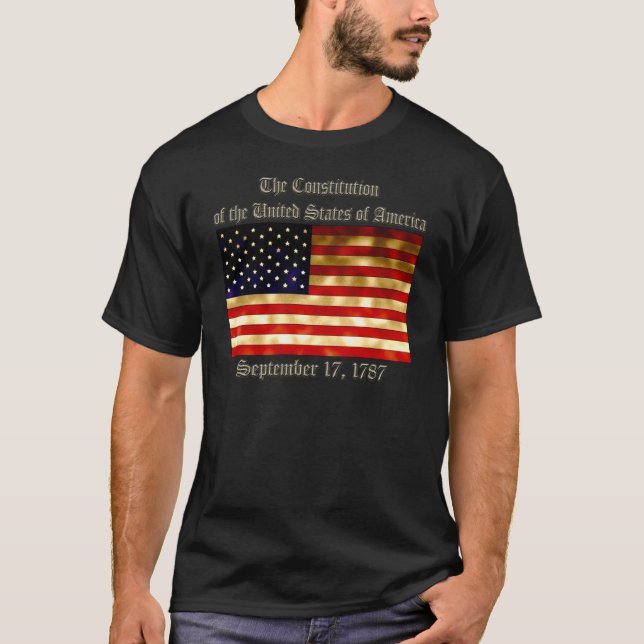 Us-konstitution T-shirt (Framsida)