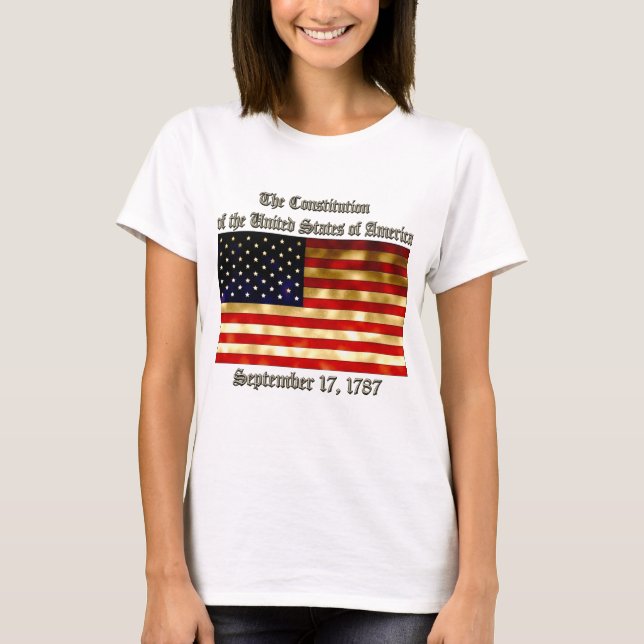 Us-konstitution T Shirt (Framsida)