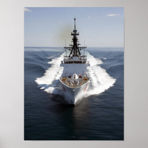 Us-kustbevakningskärare Waesche Poster