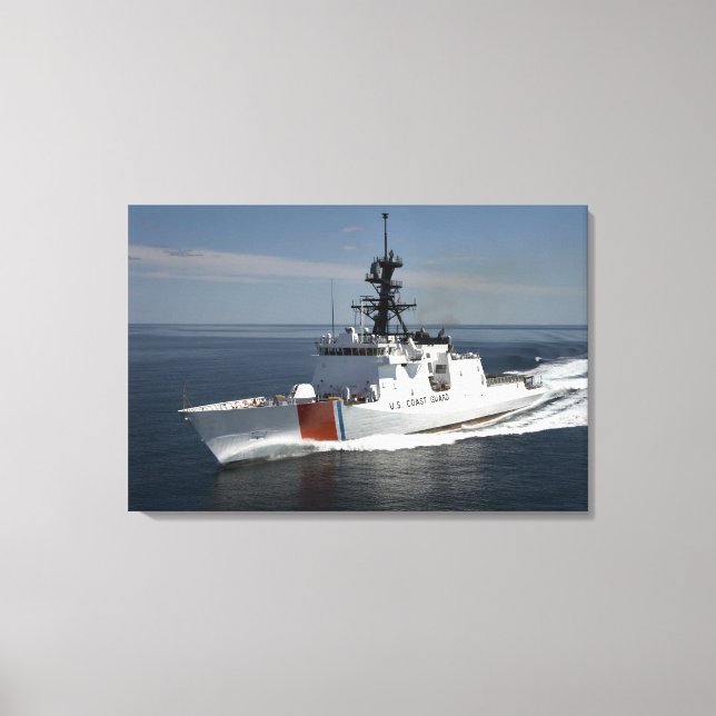 US Kusten Guard Cutter Waesche Canvastryck (Framsida)