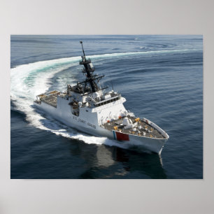US Kusten Guard Cutter Waesche Poster