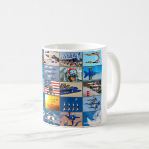 US LUFT DEMONSTRATION TEAMS "MONTAGE" KAFFEMUGG