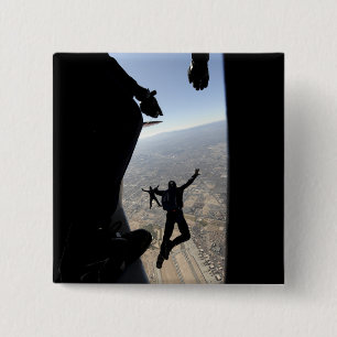 US Luft Force Academy Fallskärm Team Knapp