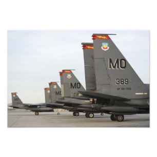 US Luft Force F-15E Strejka Eagles Fototryck