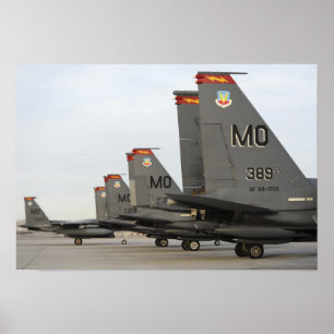 US Luft Force F-15E Strejka Eagles Poster