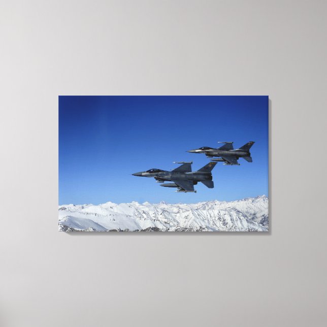 US Luft Force F-16 Fighting Falcons Canvastryck (Framsida)