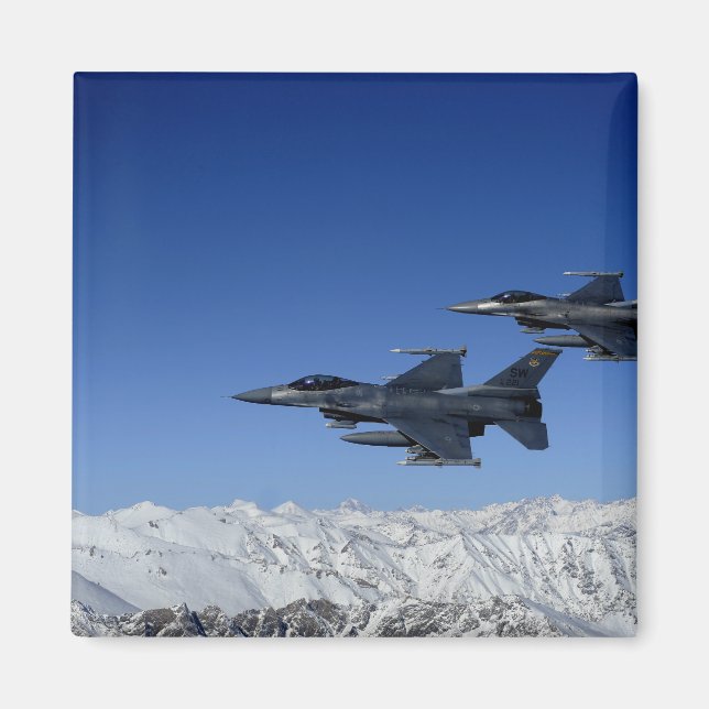 US Luft Force F-16 Fighting Falcons Magnet (Framsidan)
